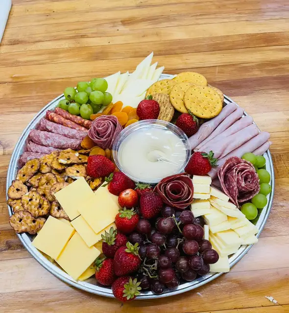 Charcuterie and fruit board