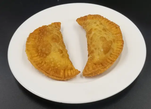 Fried empanadas on a plate